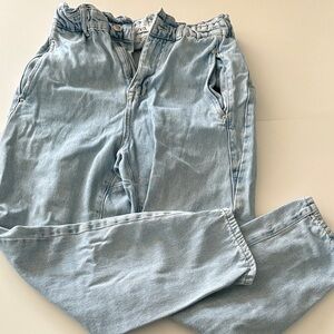 Zara Light Blue High Rise Jeans